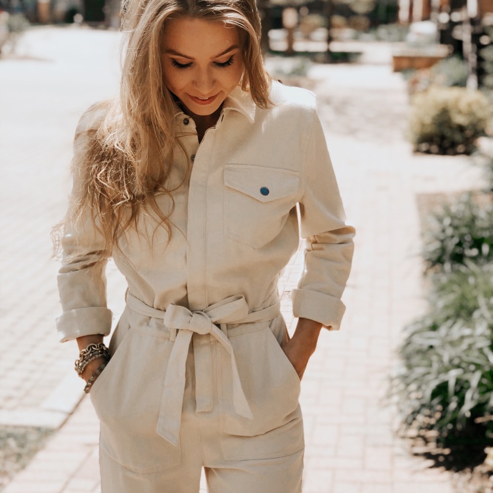 Velvet Heart Denim Jumpsuit